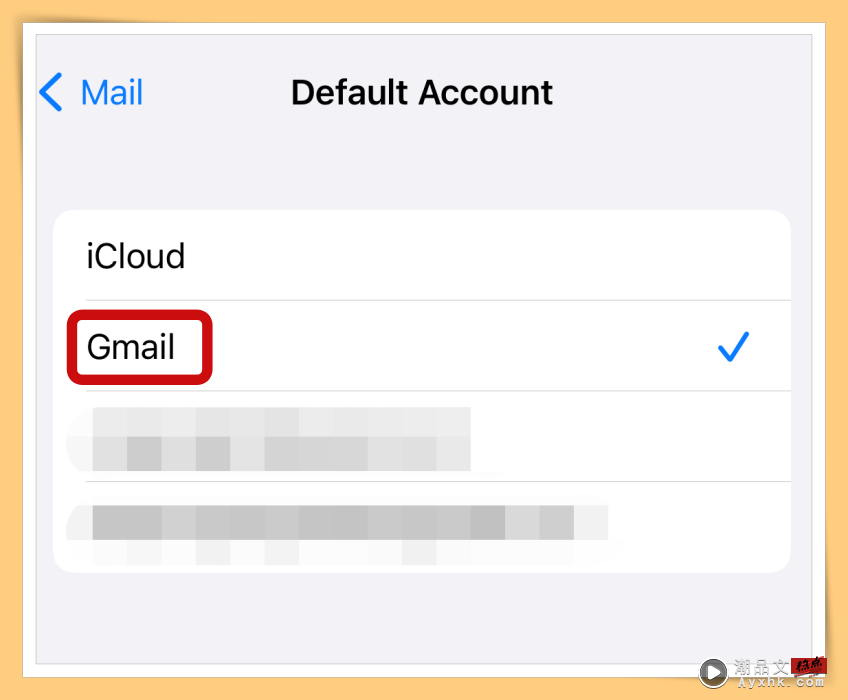 Tips I 如何把iPhone预设信箱改为Gmail？只需3个步骤就能完成！ 更多热点 图4张
